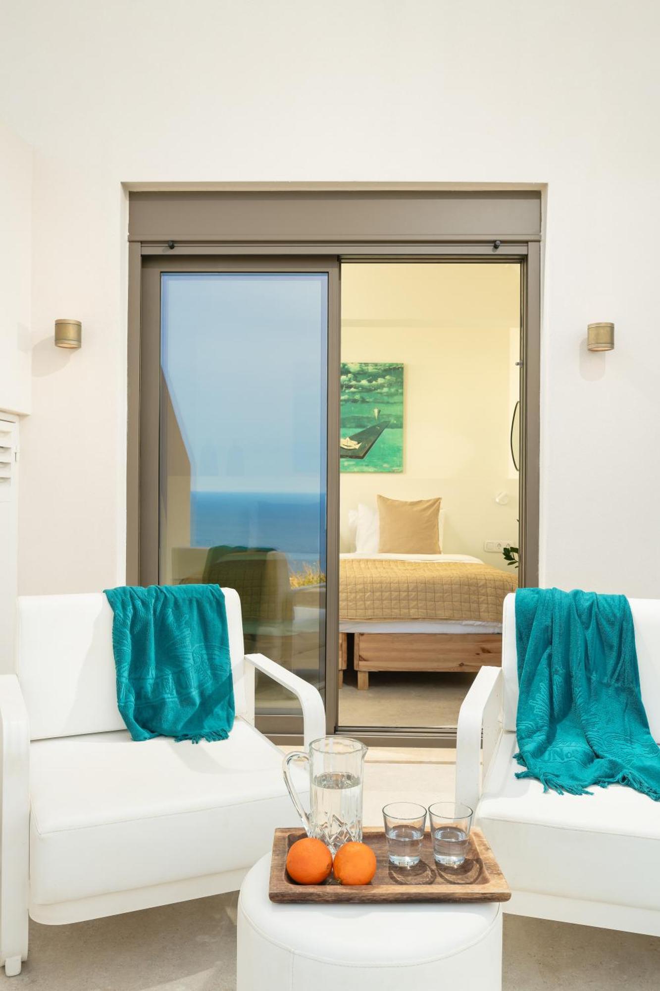 Minimalist Mediterranean Blue Key Villa With Sea View & Infinity Heated Pool Agia Pelagia  Exterior foto